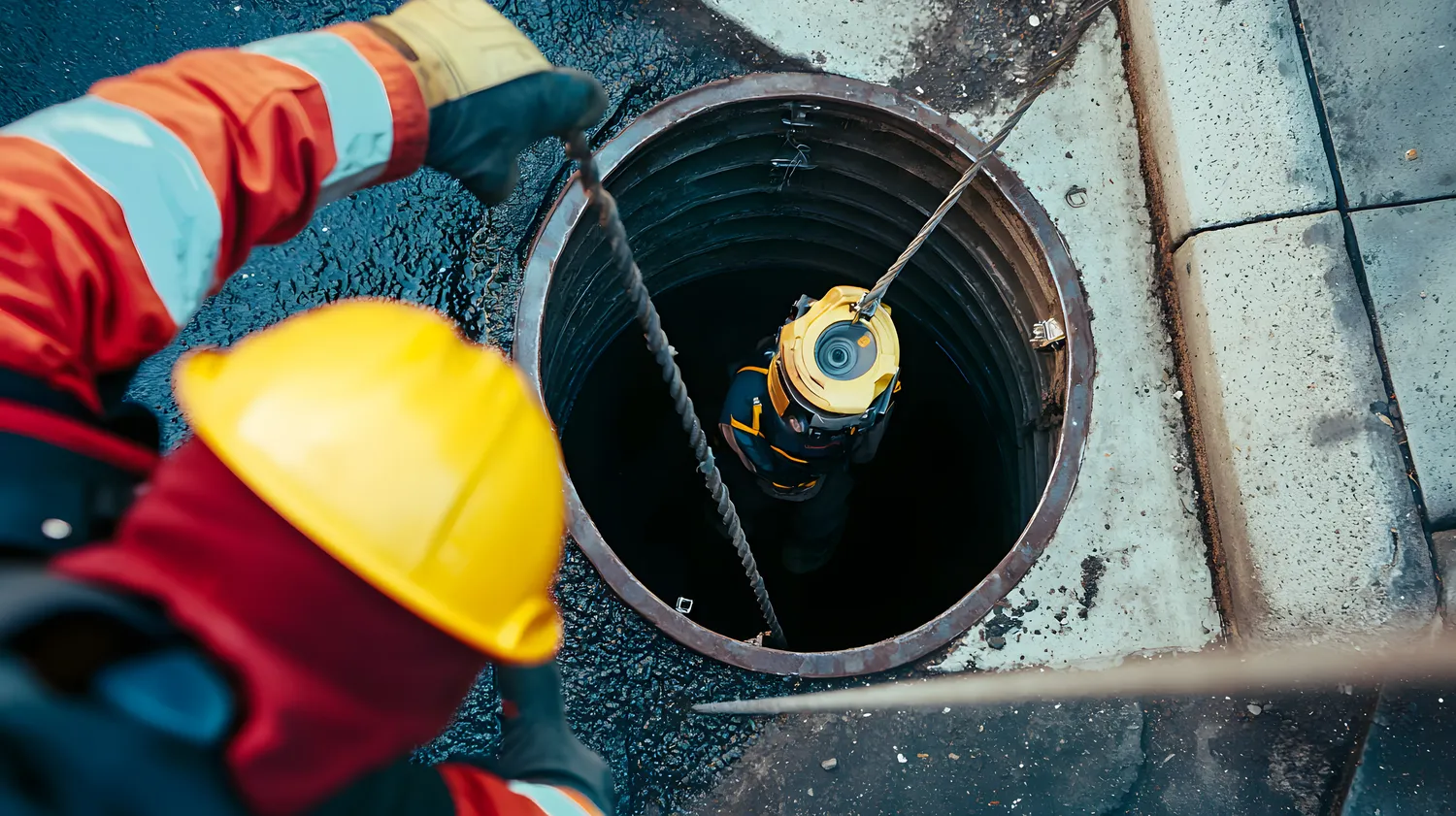 sewer line inspection project